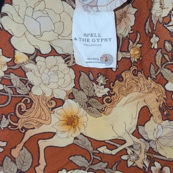 Spell designs amethyst amber jumpsuit pantsuit S - Picture 14 of 16